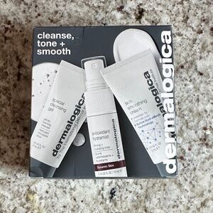 Dermalogica Cleanse, Tone, and Smooth Set - White and Gray